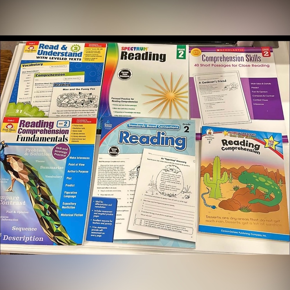 Reading Comprehension Books - 6 NWOT